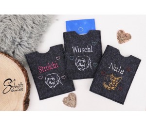 Stickdatei - Malteser Silhouette